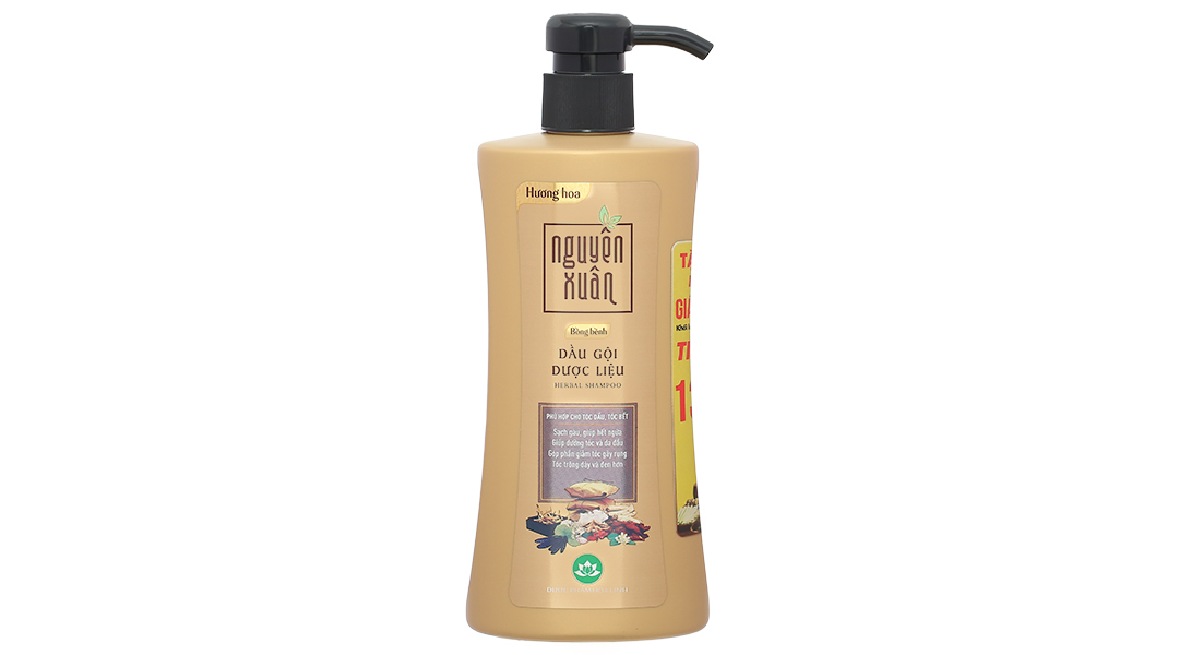 Dầu gội dược liệu Nguyên Xuân tóc bồng bềnh và chắc khỏe chai 260g - 28